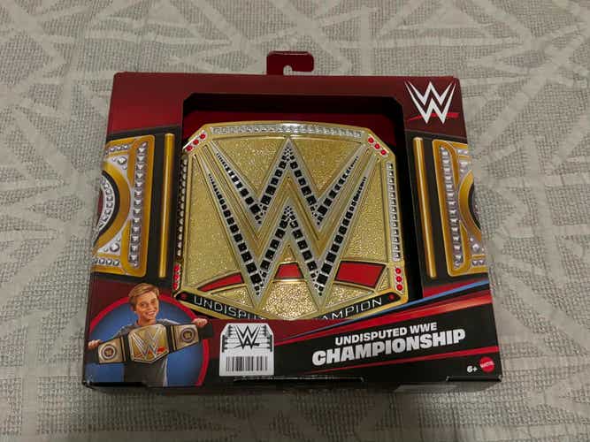 WWE Undisputed Championship Kid’s Toy Belt New
