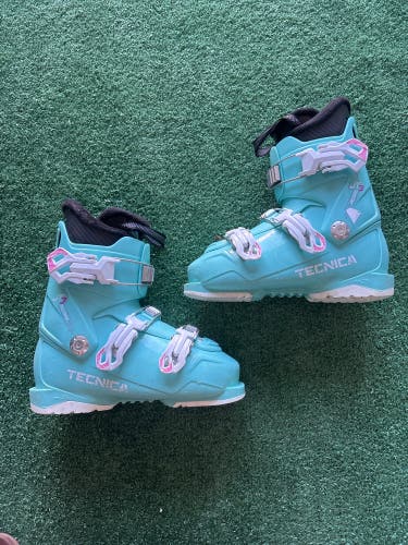 Kid's Tecnica JT3 Pearl Ski Boots (Used) | Mondo 23.5 (275mm)