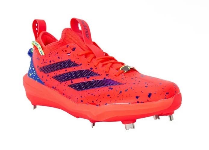 new men's 8 Adidas adizero impact + 2.0 metal baseball cleats shades pack JQ4274