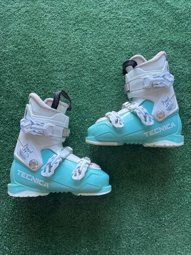 Kid's Tecnica JT3 Pearl Ski Boots (Used) | Mondo 23.5 (275mm)