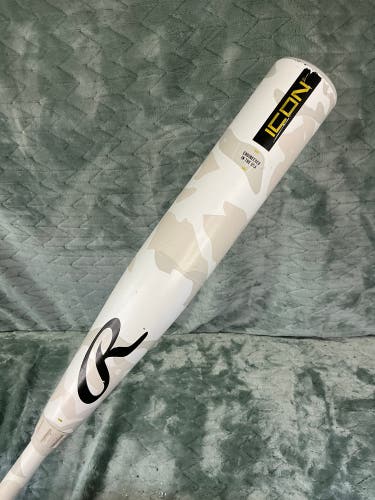 2025 Rawlings Icon Composite Bat USSSA Certified (-5) Composite 26 oz 31" (Used)
