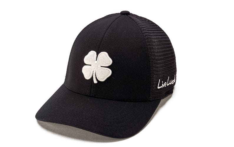 NEW Black Clover Live Lucky Perfect Luck #24 Heather Black Fitted L/XL Golf Hat