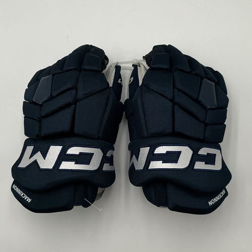(New) Colorado Avalanche Nathan MacKinnon 14” CCM HGTK Pro Stock Gloves
