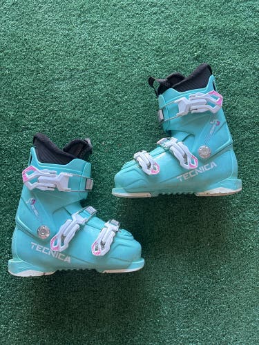 Kid's Tecnica JT3 Pearl Ski Boots (Used) | Mondo 20.5 (255mm)
