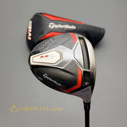 10.5 Driver- Taylormade M6 w/ Headcover / Vista Pro, Stiff (3409)