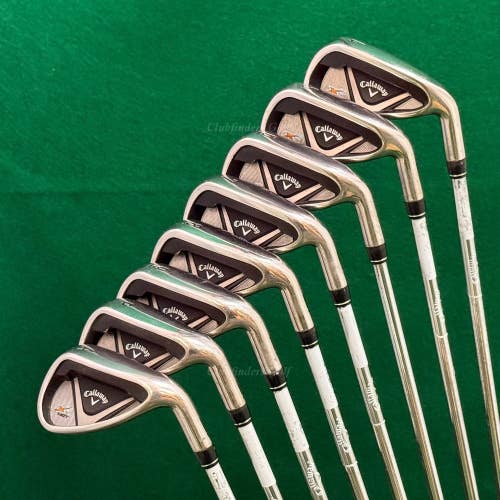 Callaway X2 Hot 4-AW Iron Set True Temper Speed Step 85 Steel Regular