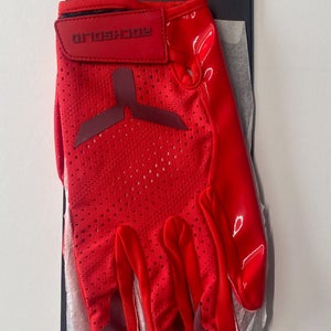 Brand New Rocksolid Receiver Gloves – Red – Adult Large