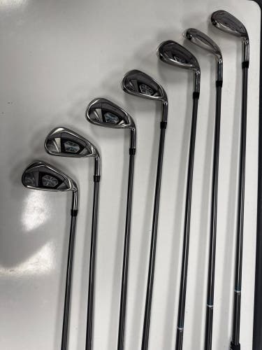 2018 Callaway Rogue X Right Handed Iron Set Regular Flex Graphite Shaft 35" (Used)