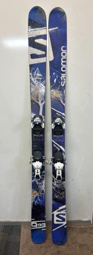 Salomon Quest 98 172cm 131-96-117 Rocker Skis Salomon Warden 13 Bindings GREAT