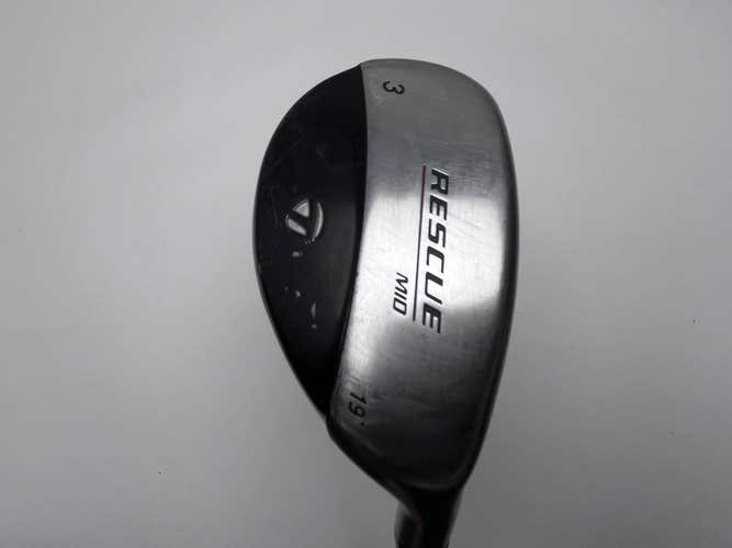 TaylorMade Rescue Mid 3 Hybrid 19* 65g Regular Graphite Mens RH