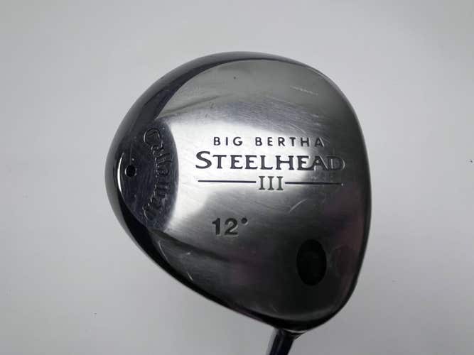 Callaway Steelhead III Driver 12* System III Ladies Graphite Womens RH