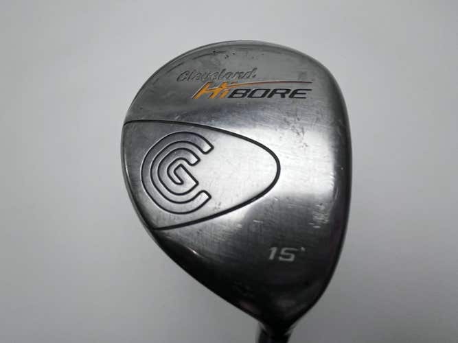 Cleveland Hibore 3 Fairway Wood 15* Fujikura 65g Stiff Graphite Mens RH