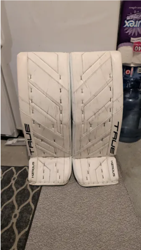 33" True HZRDUS Goalie Leg Pads Pro Stock (Used)