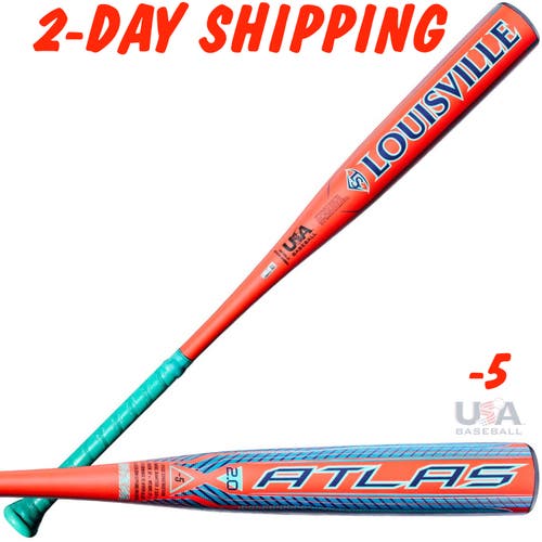 BRAND NEW | 2027 Louisvillle Slugger Atlas 2.0 USA 32" / 7 oz Youth Baseball Bat 2-5/8" | FAST SHIP