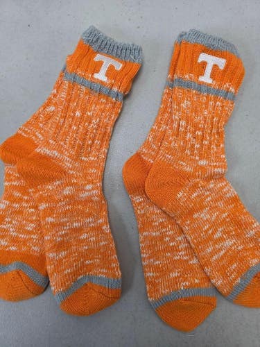 ST20 Mens NCAA TENNESSEE VOLUNTEERS Crew Socks Lot of 2 Pair LARGE New