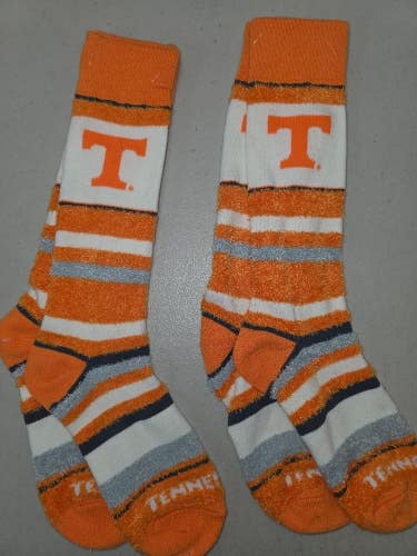ST24 Mens NCAA TENNESSEE VOLUNTEERS Crew Socks Lot of 2 Pair MEDIUM New