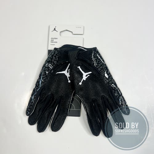 Nike Air Jordan Jet 7.0 Football Gloves Black XL