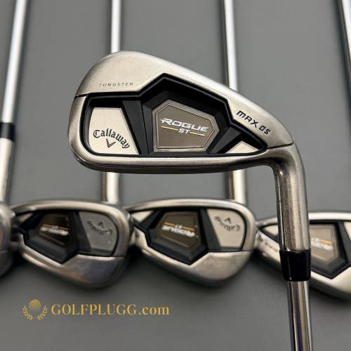 Callaway Rogue ST Max OS Iron Set 5-AW / Elevate Steel, Regular (51)