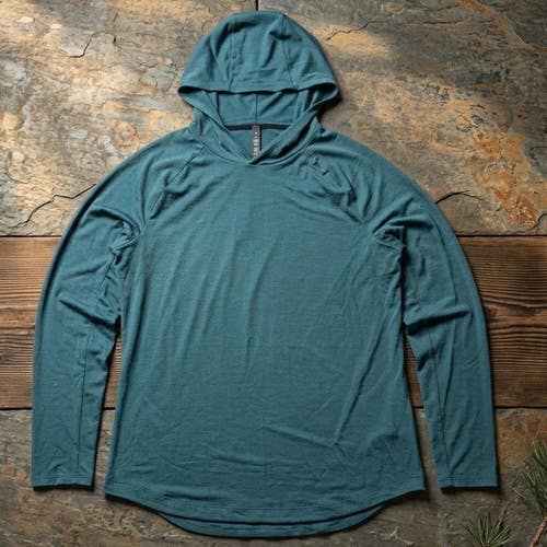 NWT Lululemon Drysense Hoodie Mens L Green Techwear Runnercore Base Layer $108