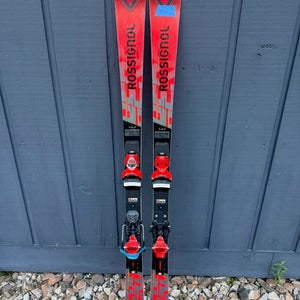 2025 Racing 157s Rossignol Hero FIS SL Skis With 18s - "Sticker skis"
