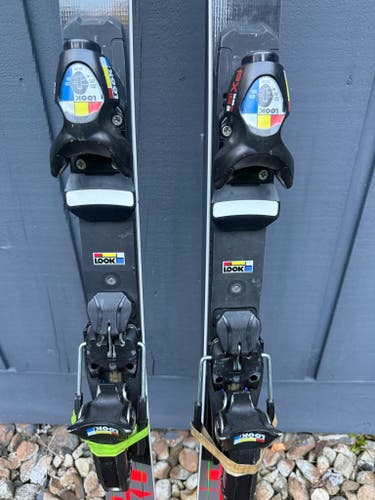 2025 Racing 157s Rossignol Hero FIS SL Skis With 18s - "Sticker skis"