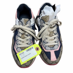 Gucci Ladies Multi-Color GG Monogram Sneakers