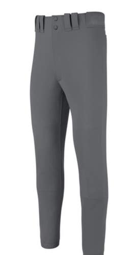New YOUTH SMALL CHARCOAL PREMIER PLAYER ELASTIC PANT 11834-MIZ3500153Y3YSM