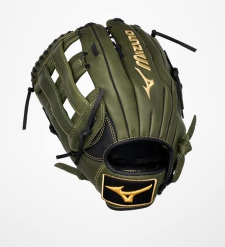 New MVP PRIME 12.75IN LHT ARMY GREEN GMVP1278P4 BASEBALL GLOVE 11834-MIZ313234