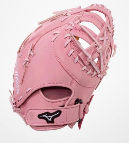 New MVP PRIME 13IN RHT 1ST BASE MITT PINK 11834-MIZ313488RH