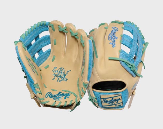 New HOH BASEBALL 12IN RHT TAN/CAROLINA BLUE 11834-RAWR00750107