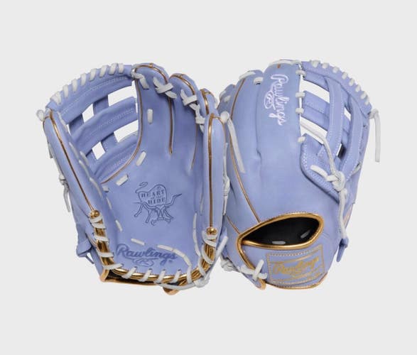 New HOH 12IN RHT SOFTBALL GLOVE PERIWINKLE 11834-RAWR00750311