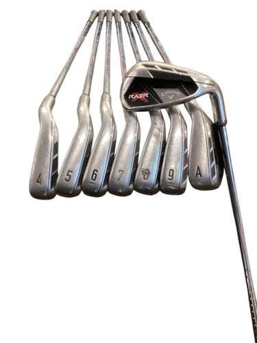 Used Callaway RAZR X Mens Iron Set RH 4I-PW 11443-S000207827