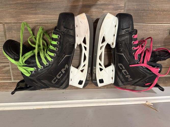 2024 CCM Tacks XF Pro Hockey Skates Size 3 (Used)