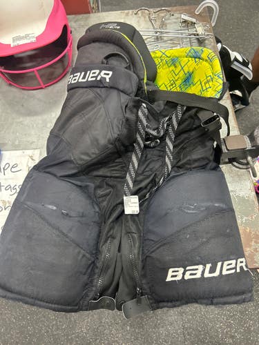 Used Bauer HOCKEY PANTS Junior Pant Black LG 11337-S000496110