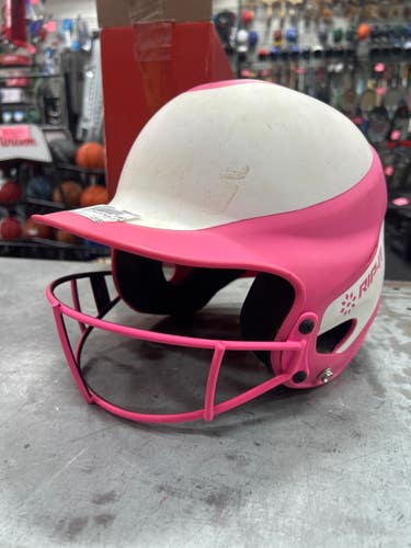 Used RIP-IT RIP-IT Batting Helmet w/Mask White SM 11337-S000496104