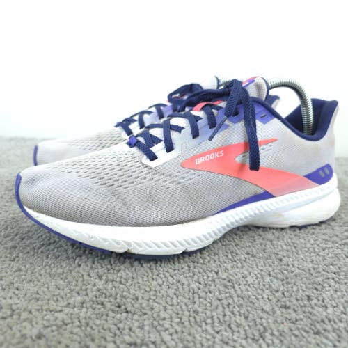 Brooks Launch 8 Womens Size 9.5 Running Shoes Size 9.5 White Purple Sneakers Low