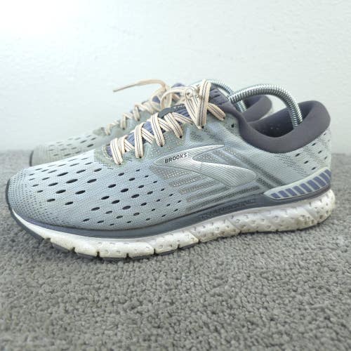 Brooks Transcend 6 Womens Running Shoes Size 10.5 Gray Peach 1202871B067 Sneaker