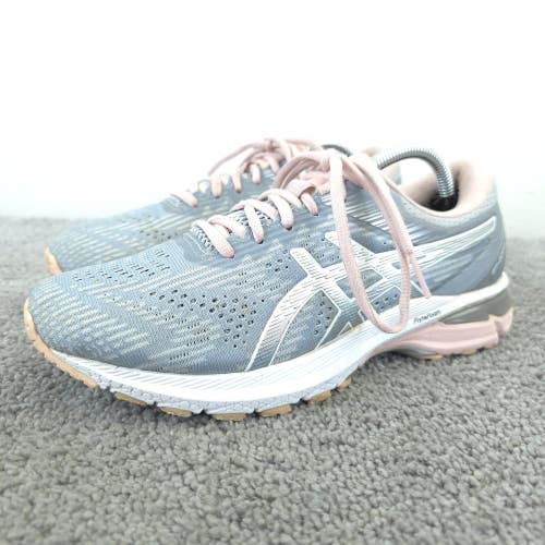 Asics GT-2000 8 Womens Size 7 Running Shoes Gray Pink Low Top Sneakers Lace Up
