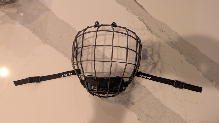 CCM FM 680 Hockey Helmet Cage Men's Medium M - Gunmetal Grey (Medium)