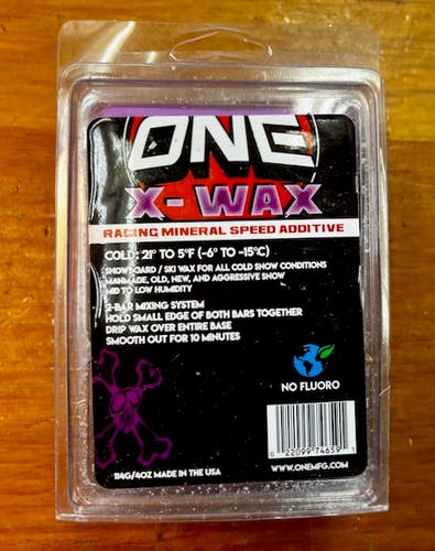 One X-Wax Cold Race Wax No Fluoro (New)