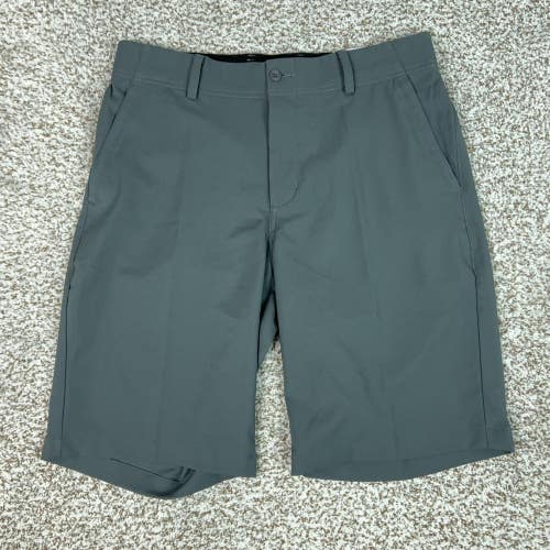 Nike Golf Shorts Mens 30 Gray Dri-FIT Standard Fit Performance Stretch Comfort