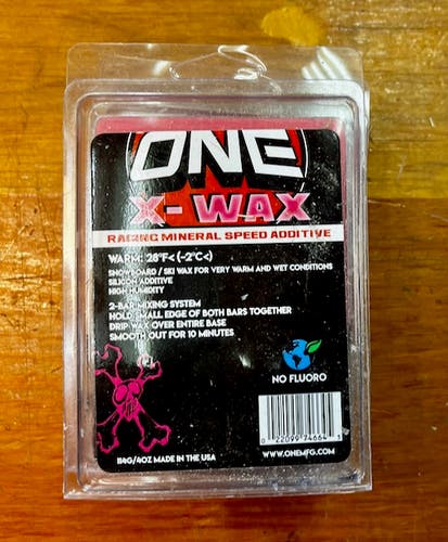 One X-Wax Warm Race Wax No Fluoro (New)