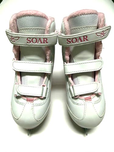 Riedell Soar Figure Skates Junior 12 Pink M (Used)
