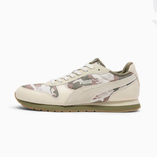 Men's Size M 9.5 (W 10.5) Adult Puma Shoes (New) PUMA ST Miler Camo Lace Up Sneakers 403542_01
