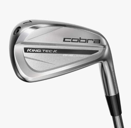 Cobra KING TEC X ONE LENGTH Iron Set 4-PW+GW (Steel KBS $-Taper Black Stiff)