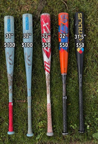2025 Louisville Slugger BBCOR Certified Bat (-3) 29 oz 32" (Used)