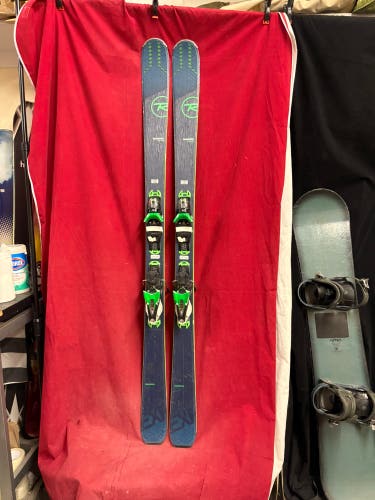 Skis: Rossignol 176 cm All Mountain Skis With Bindings (Used)