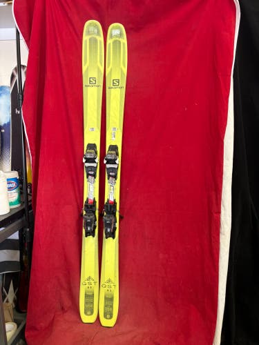 Skis: Salomon 169 cm All Mountain Skis With Bindings (Used)