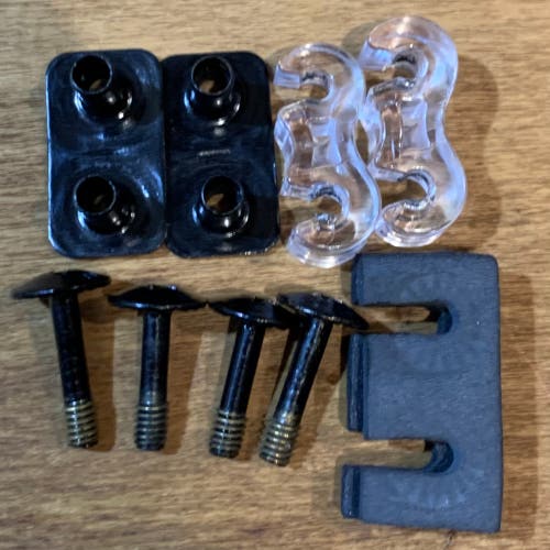 New CCM Pro Stock Visor Hardware Kit - Spacers, Screws, Posts *Price is Firm Read Full Description*