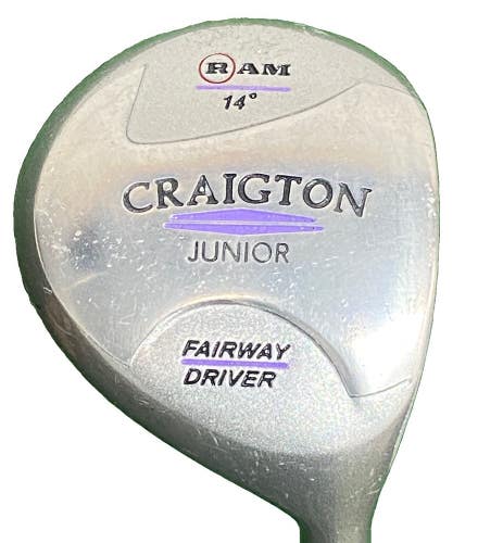 RAM Craigton Junior Fairway Driver 14 RH Graphite 37.5" Stock Grip 54-57" Height